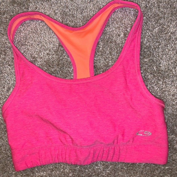 Champion Hot Pink & Orange sports bra size S - Picture 6 of 10